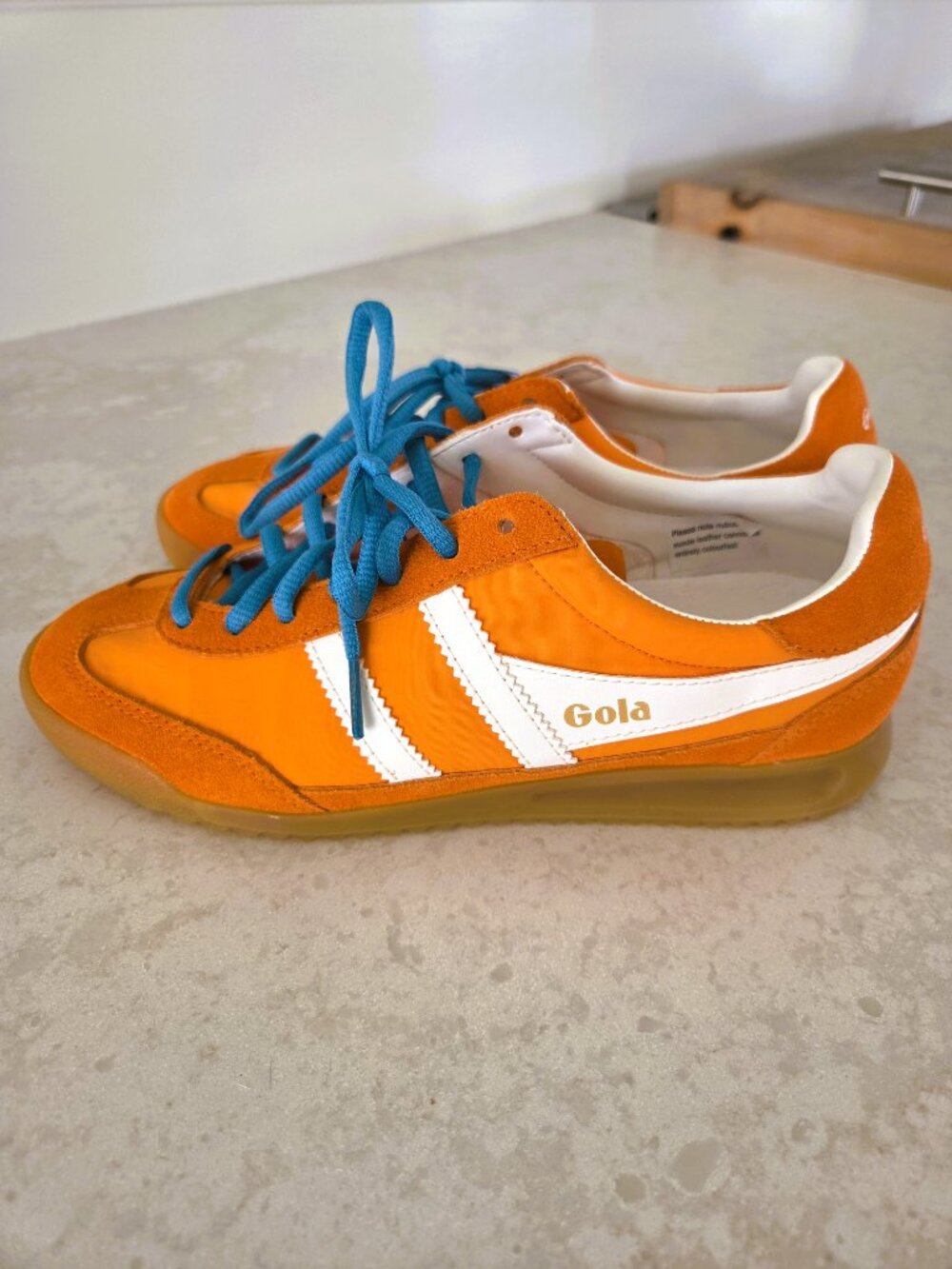 Gola Firefly Sneakers Clementine/Coral Rose Tennis Shoes Women's Size 7 - Picture 5 of 11